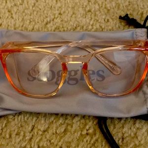 Monochrome Stoggles: medical safety goggles